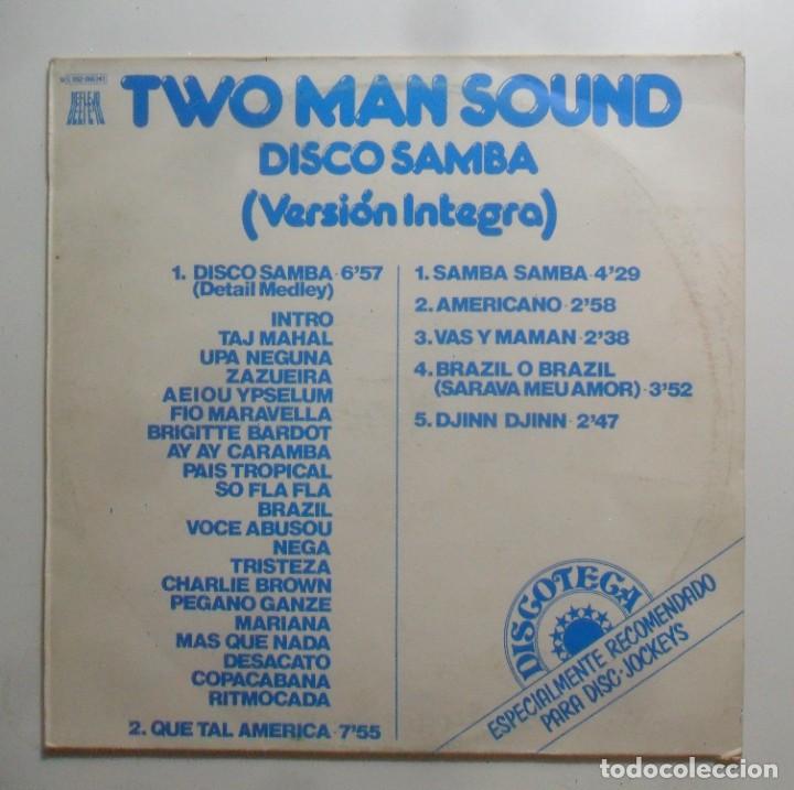 Discos de vinilo: LP - TWO MAN SOUND - DISCO SAMBA (VERSION INTEGRA) - - REFLEJO - 1978 - Foto 1