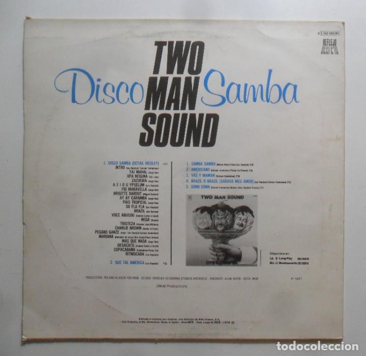 Discos de vinilo: LP - TWO MAN SOUND - DISCO SAMBA (VERSION INTEGRA) - - REFLEJO - 1978 - Foto 3