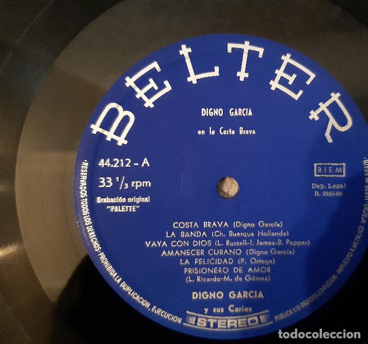 Discos de vinilo: DIGNO GARCIA - EN LA COSTA BRAVA - LP - Foto 4