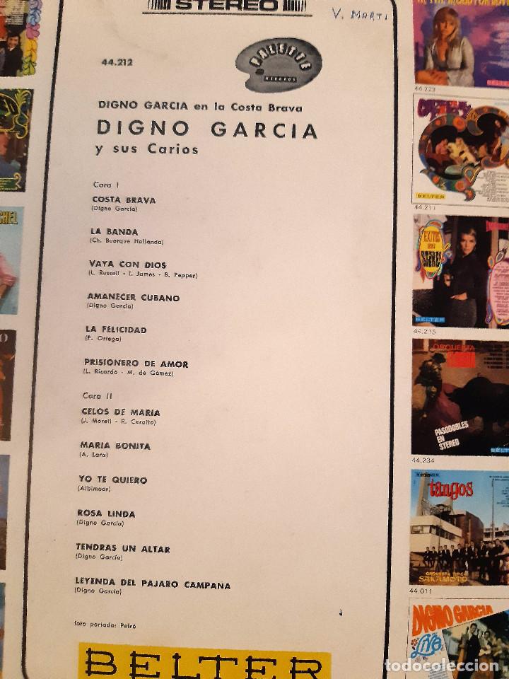 Discos de vinilo: DIGNO GARCIA - EN LA COSTA BRAVA - LP - Foto 9