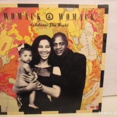 Discos de vinilo: WOMACK & WOMACK - CELEBRATE THE WORLD - 1989 - MAXI-SINGLE - SPAIN - VG+/VG