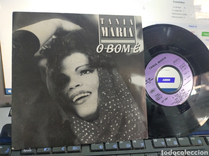 Disques de vinyle: Tania Mar&iacute;a single o bom e Francia 1988
