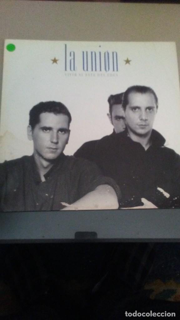 Discos de vinilo: LA UNION - VIVIR AL ESTE DEL EDEN - 1988 - Foto 1