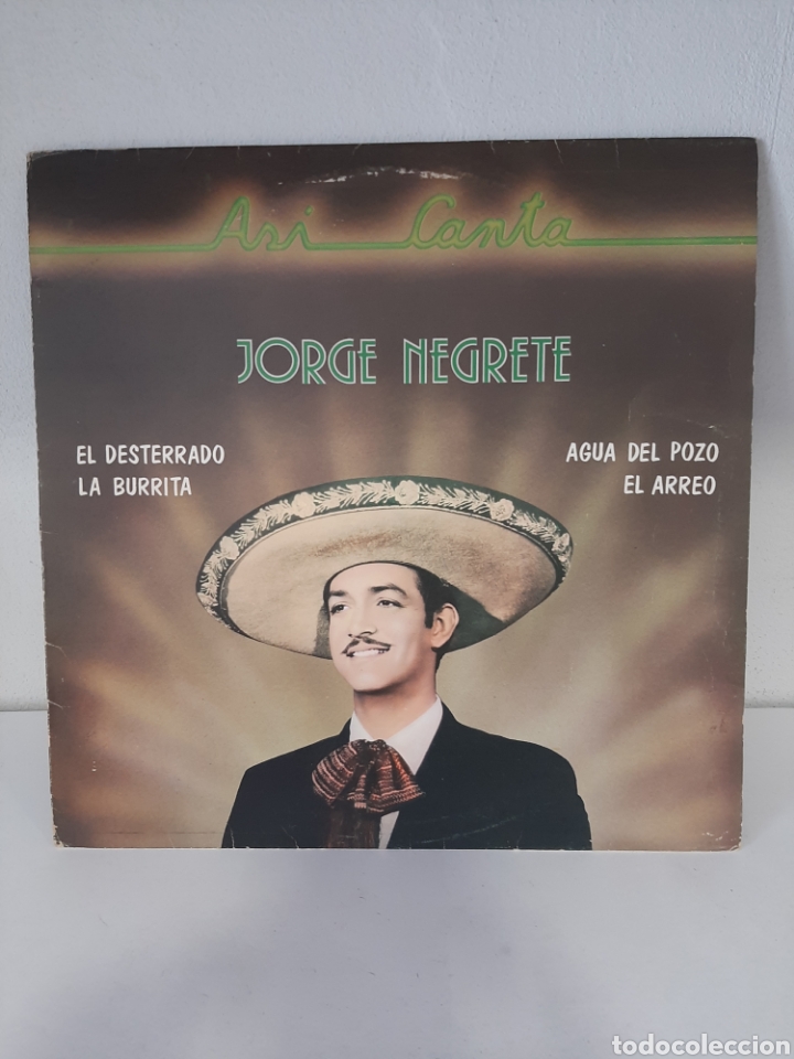 Discos de vinilo: VIN988 Jorge Negrete - VINILO SEGUNDAMANO - Foto 1