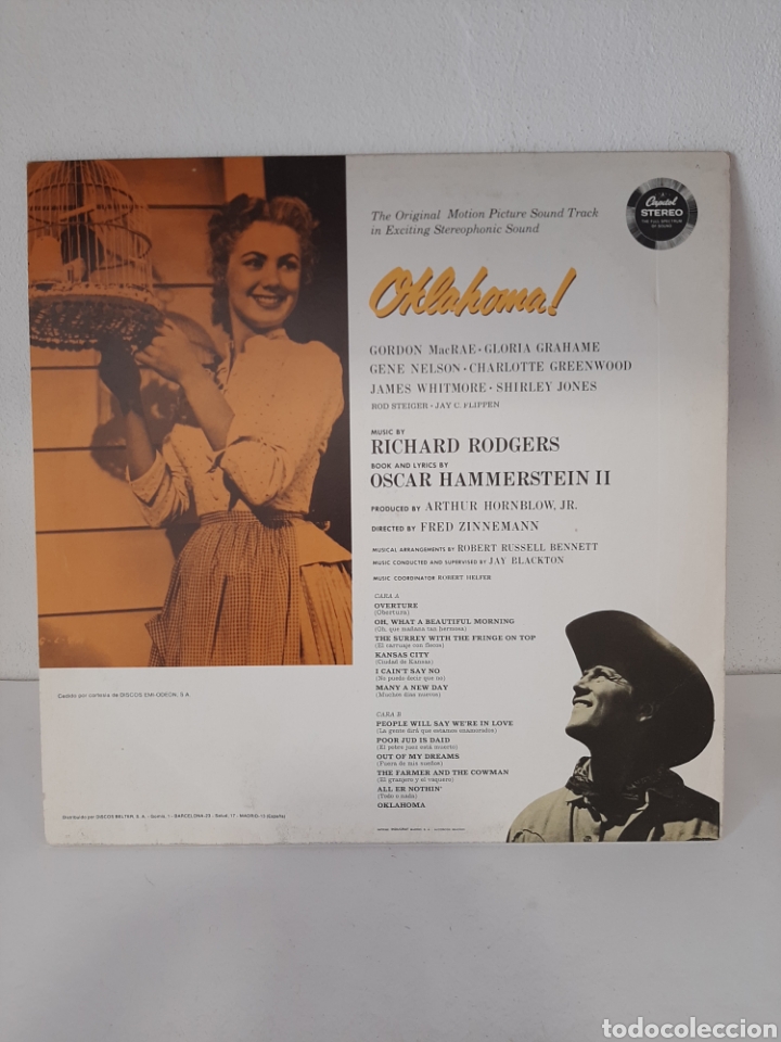 Discos de vinilo: VIN1008 Oklahoma - VINILO SEGUNDAMANO - Foto 2