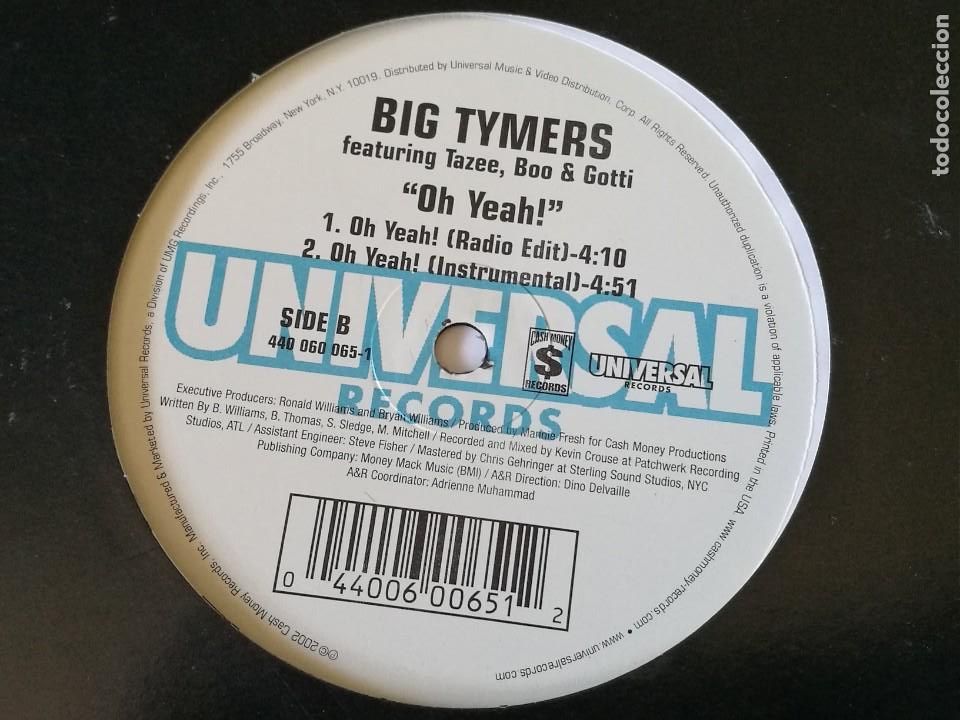 Discos de vinilo: Big Tymers - Oh Yeah! - 2002 - Foto 2