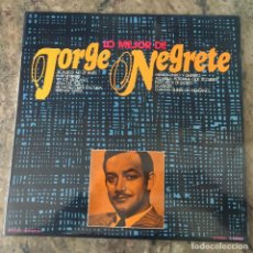 Discos de vinilo: JORGE NEGRETE - LO MEJOR DE JORGE NEGRETE . LP . 1978 ORFEON. Lote 248505850