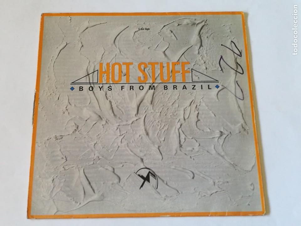 Discos de vinilo: Boys From Brazil - Hot Stuff - 1988 - Foto 1