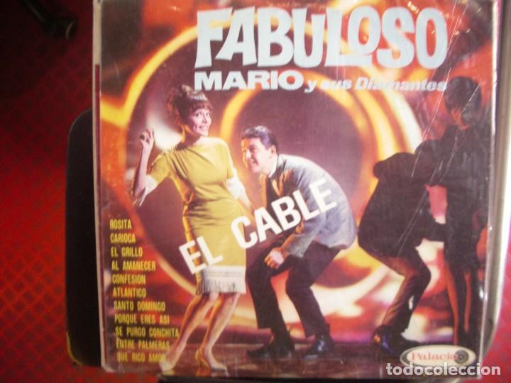 Disques de vinyle: FABULOSO MARIO Y SUS DIAMANTES- EL CABLE. LP.