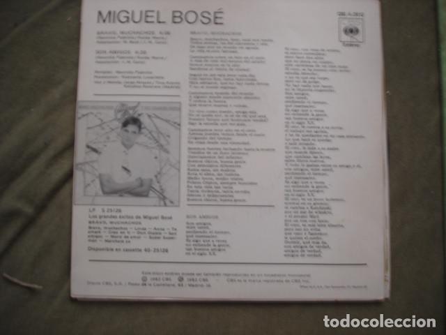 Discos de vinilo: Miguel Bos&eacute; Bravo Muchachos - Foto 2
