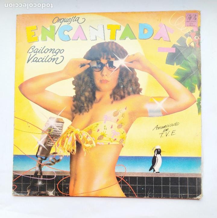 Discos de vinilo: ORQUESTA ENCANTADA - BAILONGO VACIL&Oacute;N. LP. TDKDA69 - Foto 1