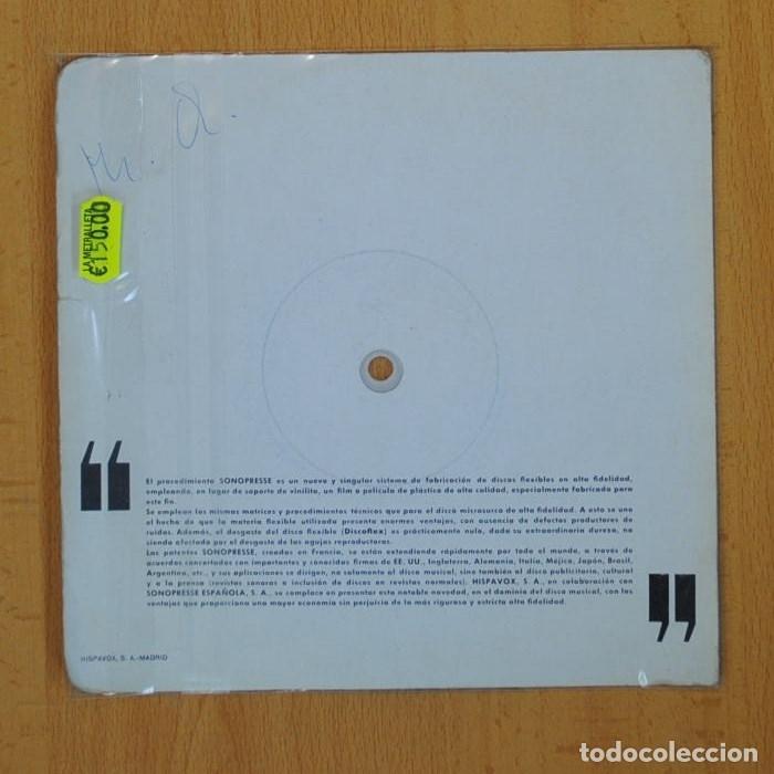 Discos de vinilo: KARINA / LOS PEKENIKES - CORAZON / DILE - FLEXI SINGLE - Foto 3