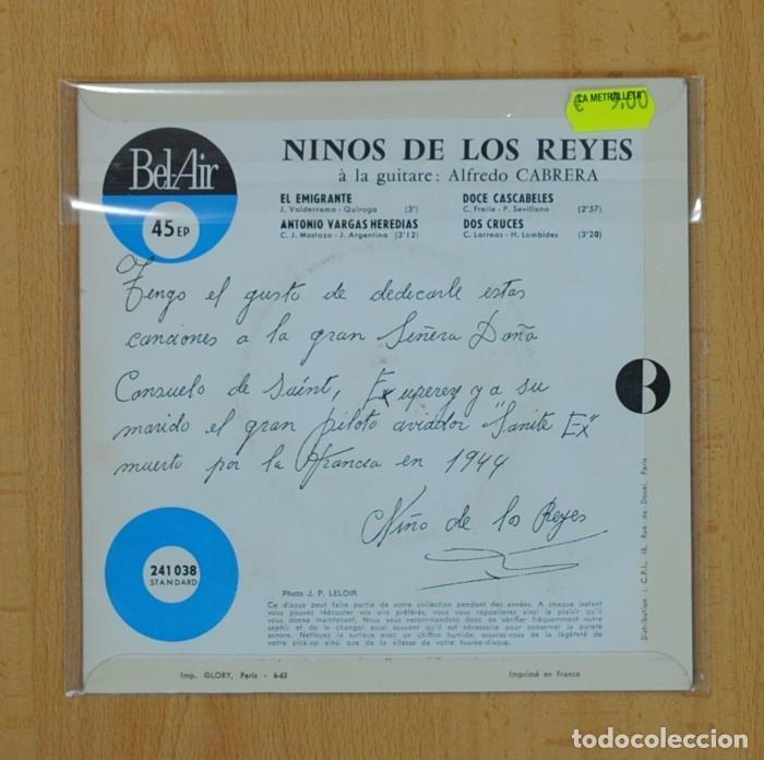 Discos de vinilo: NI&Ntilde;OS DE LOS REYES - EL EMIGRANTE + 3 - EP - Foto 3