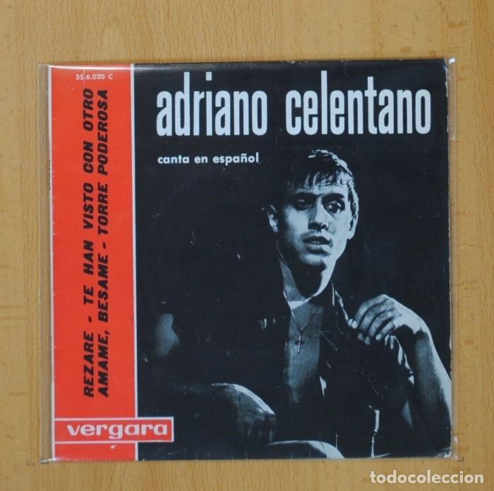 Discos de vinilo: ADRIANO CELENTANO - REZARE + 3 - EP - Foto 1