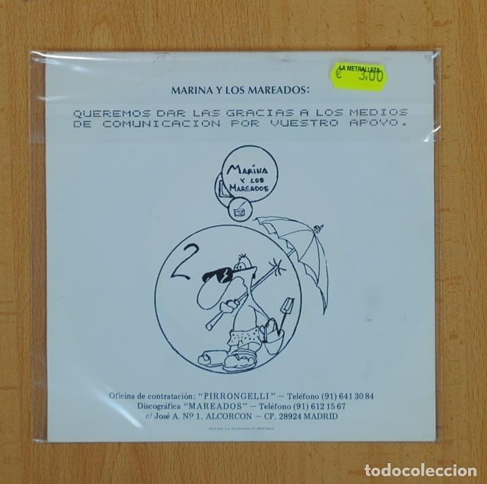 Discos de vinilo: MARINA Y LOS MAREADOS - VACACIONES - SINGLE - Foto 3