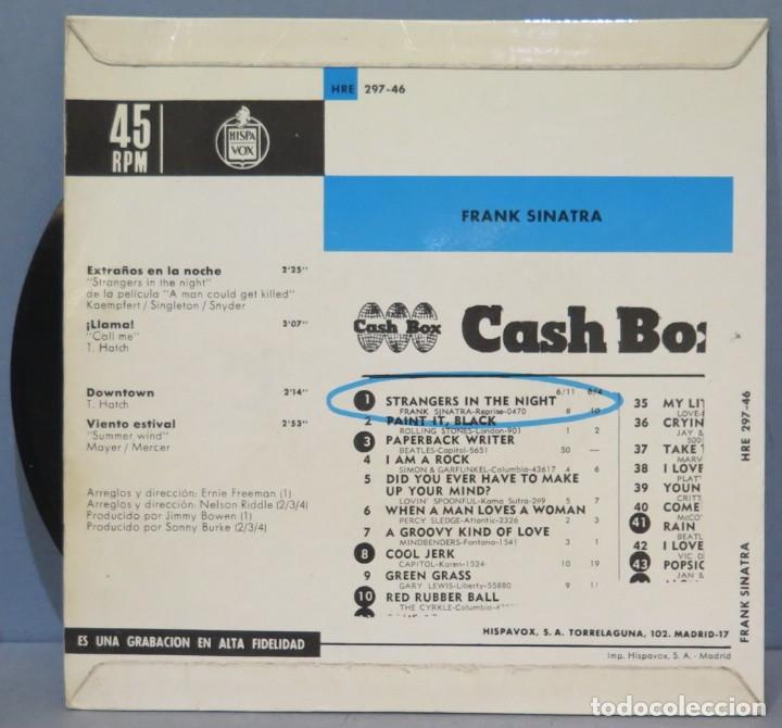 Discos de vinilo: EP. FRANK SINATRA. EXTRA&Ntilde;OS EN LA NOCHE - Foto 2