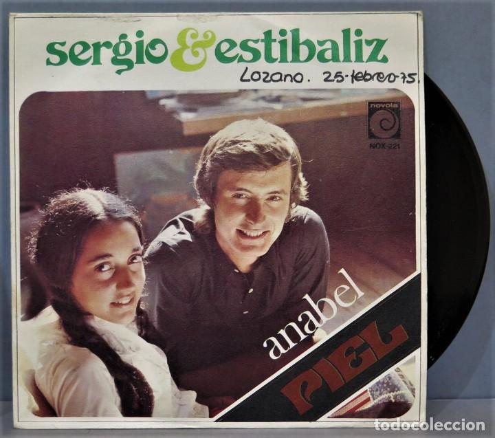 Discos de vinilo: SINGLE. SERGIO Y ESTIBALIZ. ANABEL - Foto 1