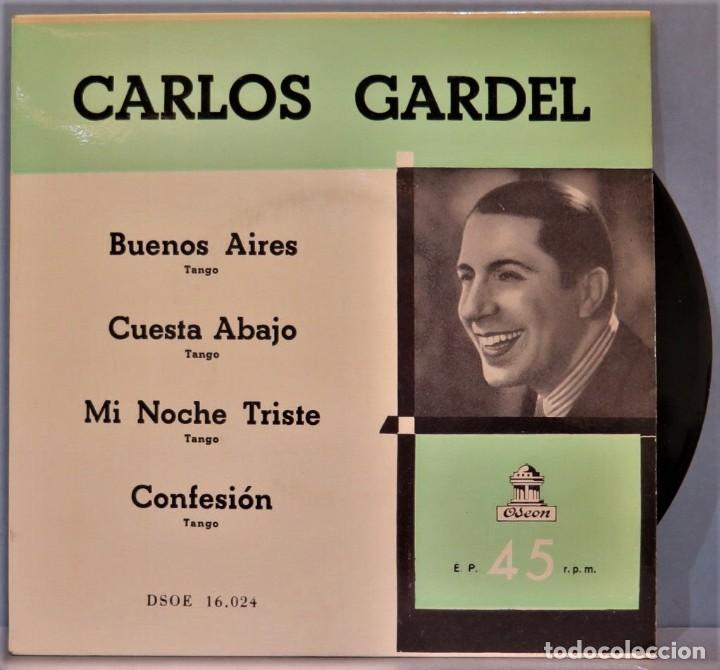 Discos de vinilo: EP. CARLOS GARDEL. BUENOS AIRES +3 - Foto 1