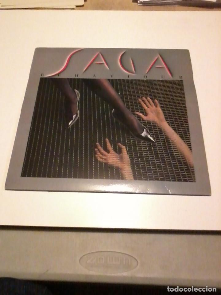 Discos de vinilo: Saga LP Behaviour FR.1985 letras - Foto 1