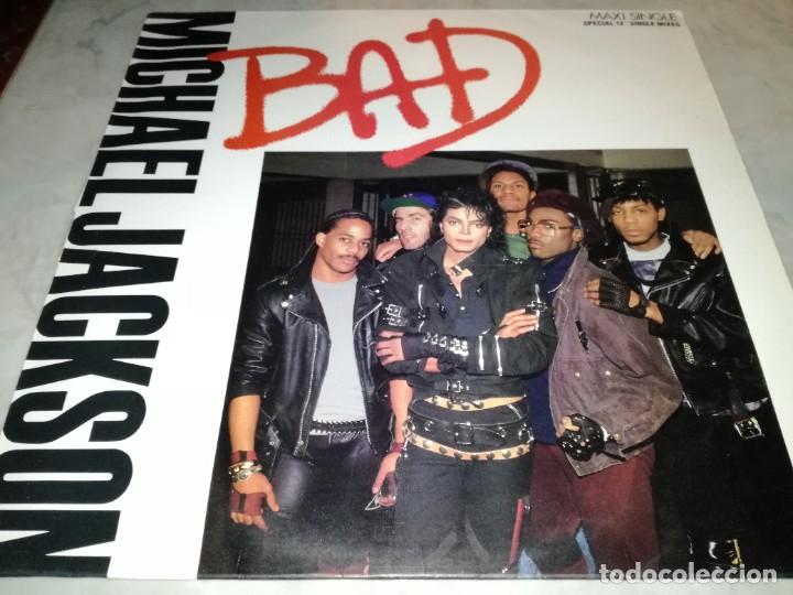 Discos de vinilo: MICHAEL JACKSON-BAD-ORIGINAL ESPA&Ntilde;OL - Foto 1