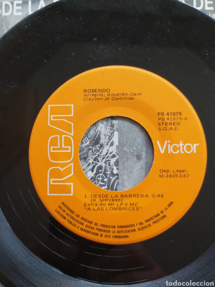 Discos de vinilo: Single Rosendo Mercado - Foto 3
