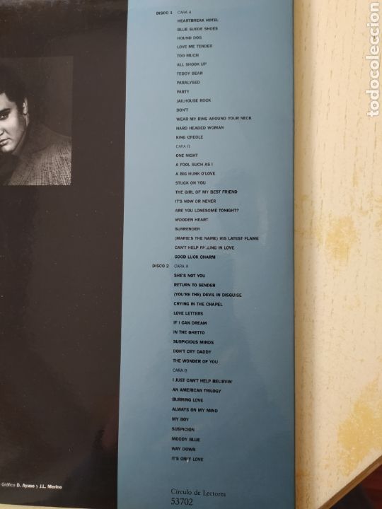 Discos de vinilo: Doble LP Elvis - Foto 3