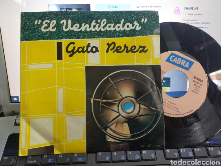 Discos de vinilo: Gato perez single el ventilador 1979 - Foto 1