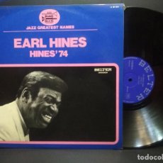 Discos de vinilo: EARL HINES HINE´ 74 LP SPAIN BELTER PEPETO. Lote 248835340