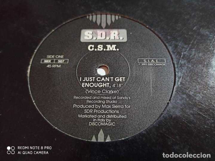 Discos de vinilo: C.S.M. - I Just Cant Get Enough (12&rdquo;) - Foto 1