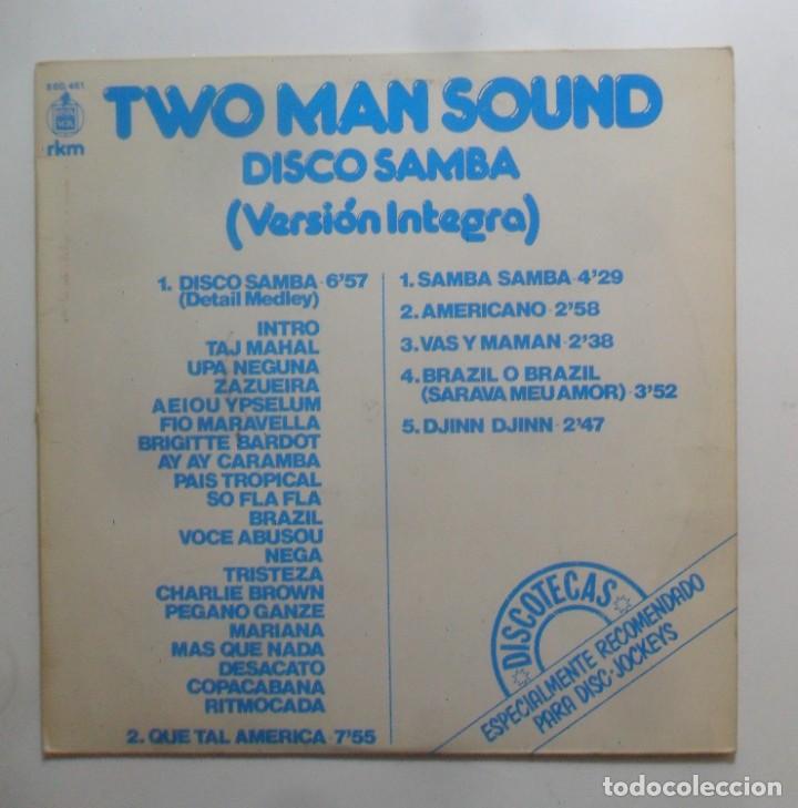 Discos de vinilo: LP - TWO MAN SOUND - DISCO SAMBA (VERSION INTEGRA) - - HISPAVOX - 1980 - Foto 1