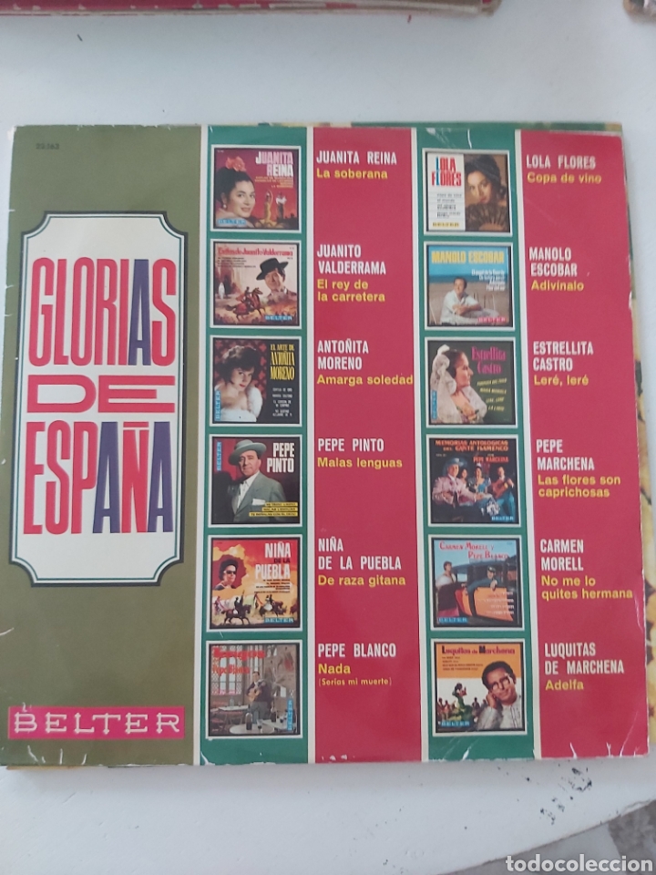 Discos de vinilo: GLORIAS DE ESPA&Ntilde;A. - Foto 1