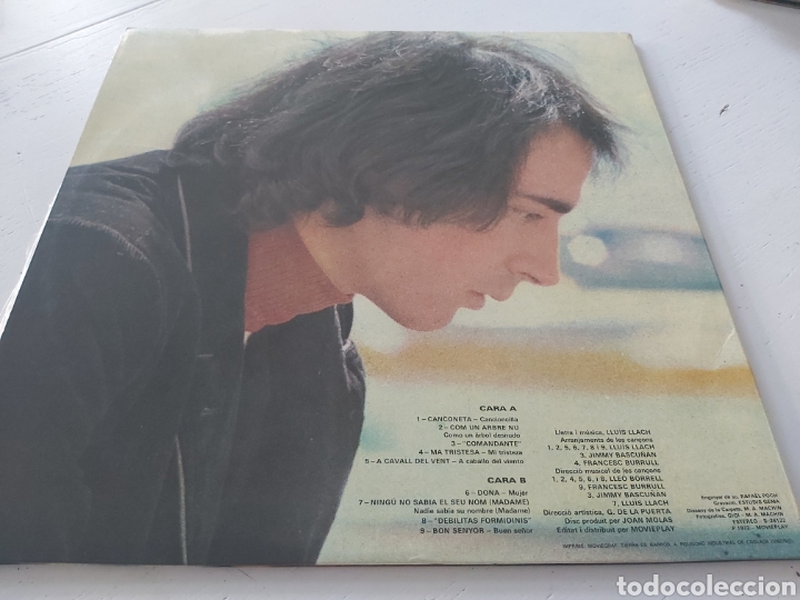 Discos de vinilo: LLUIS LLACH. COM UN ARBRE NU. - Foto 2