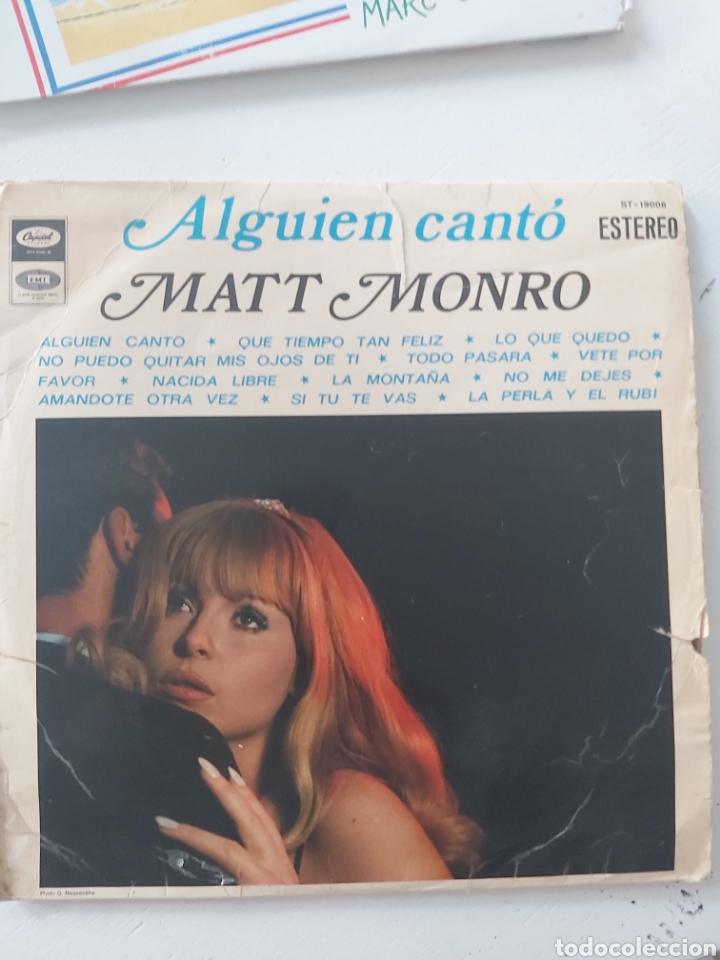 Discos de vinilo: ALGUIEN CANT&Oacute;. MATT MONRO. - Foto 1