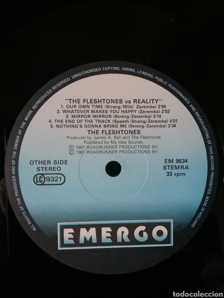 Discos de vinilo: FLESHTONES 1987 Emergo Records - Foto 3