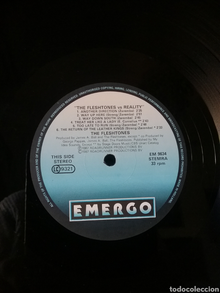 Discos de vinilo: FLESHTONES 1987 Emergo Records - Foto 4
