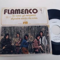 Discos de vinil: FLAMENCO-SINGLE LA COSA YA EMPEZO. Lote 249008615