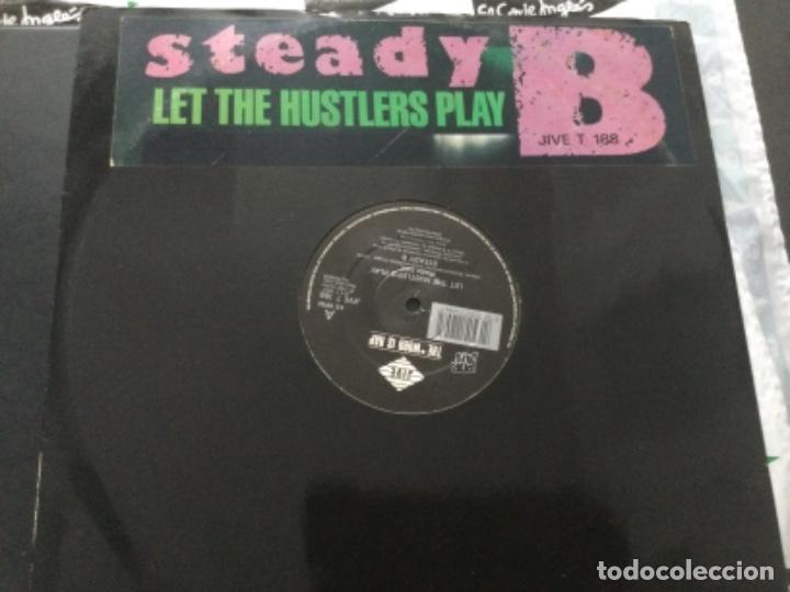 STEADY B - LET THE HUSTLERS PLAY . USA (Música - Discos de Vinilo - Maxi Singles - Rap / Hip Hop)