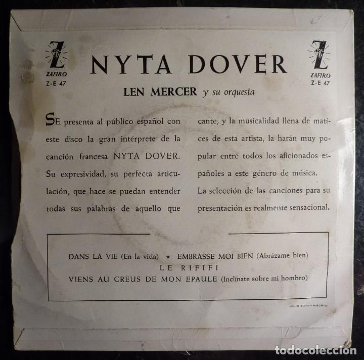Discos de vinilo: NYTA DOVER // DANS LA VIE+3 // EP - Foto 2