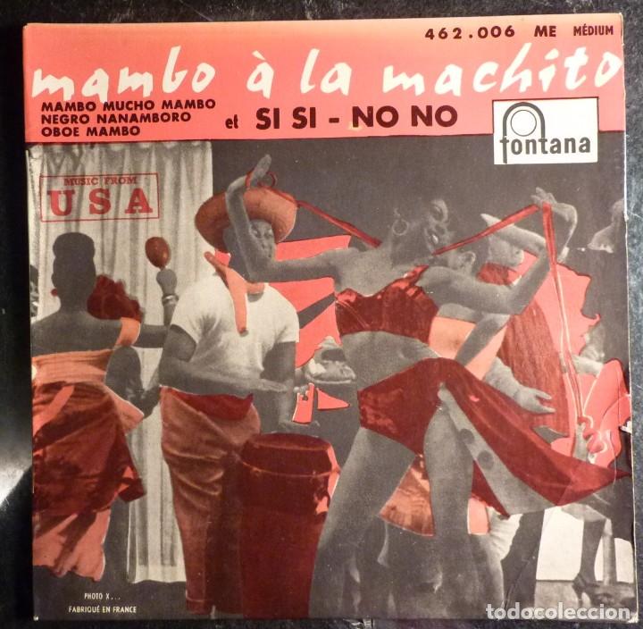 Discos de vinilo: MACHITO // MAMBO A LA MACHITO+3// FRANCIA// EP - Foto 1