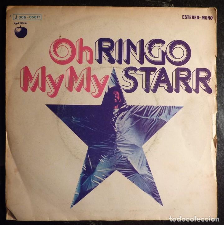 Discos de vinilo: RINGO STARR // OH MY MY // 1974 // SINGLE - Foto 1