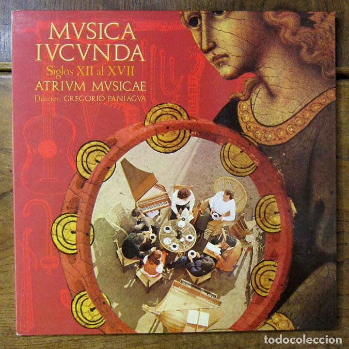 Discos de vinilo: ATRIUM MUSICAE - M&Uacute;SICA IUCUNDA, SIGLOS XII AL XVII - 1984 - GREGORIO PANIAGUA, CON LIBRETO