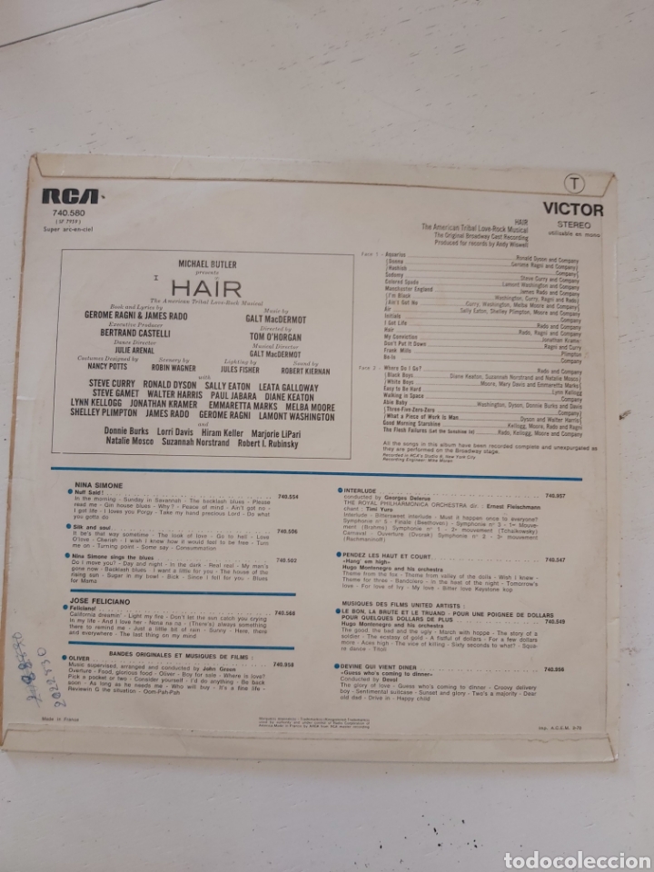 Discos de vinilo: HAIR. MUSICAL. - Foto 2