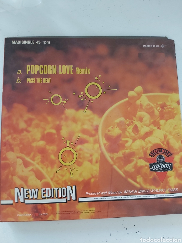 Discos de vinilo: POPCORN LOVE. AMOR DE PALOMITAS. - Foto 2