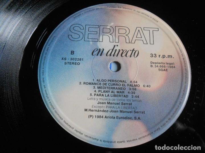 Discos de vinilo: SERRAT EN DIRECTO, 2 LP, INTRODUCCION + 23, A&Ntilde;O 1984 - Foto 12