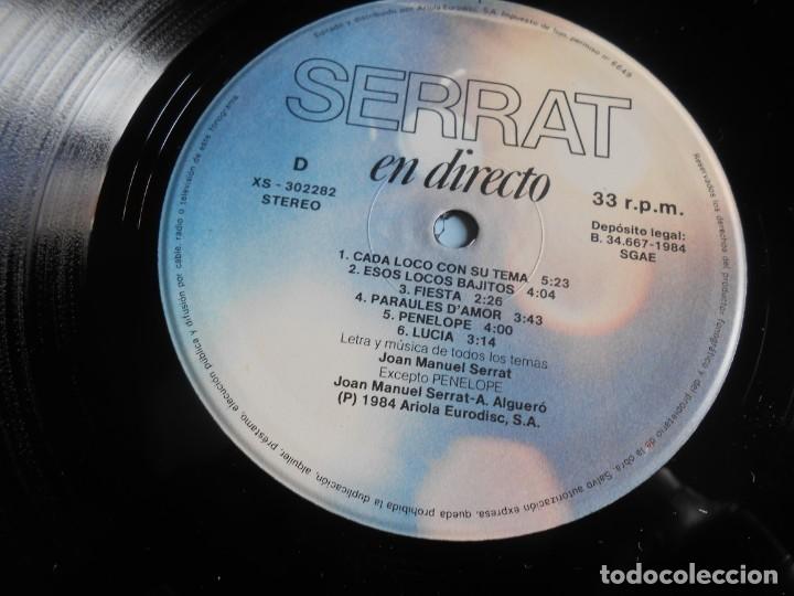 Discos de vinilo: SERRAT EN DIRECTO, 2 LP, INTRODUCCION + 23, A&Ntilde;O 1984 - Foto 16