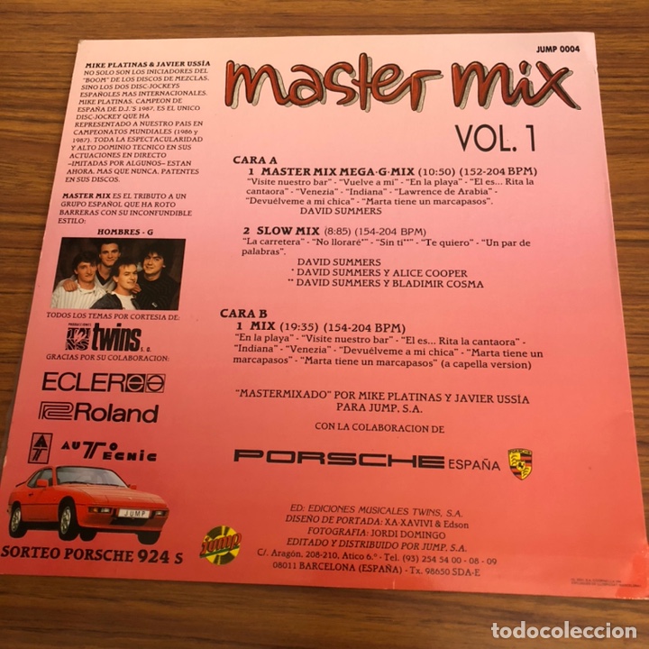 hombres-g master mix vol.1 2001 jump - Comprar Discos LP Vinilos de