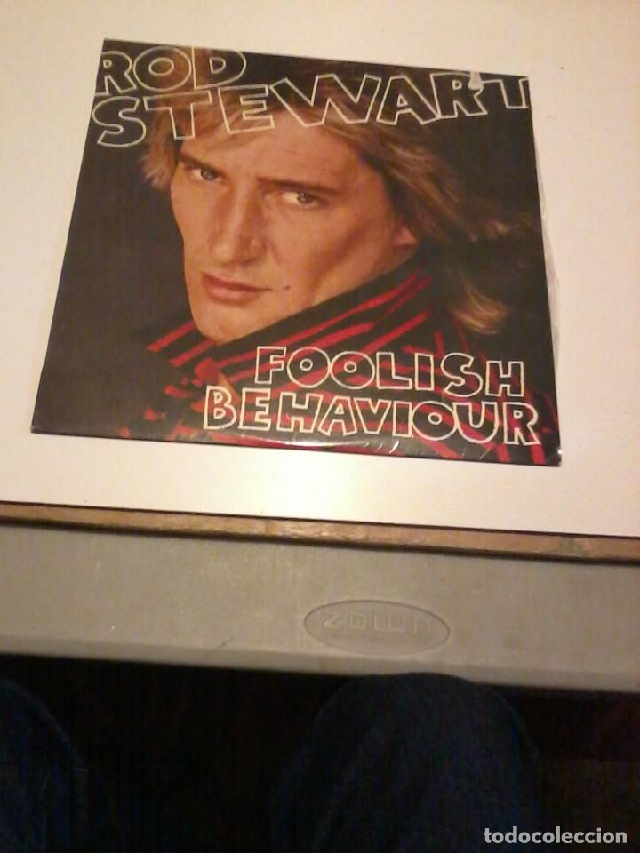 Discos de vinilo: Rod Stewart Foolish Behaviour Esp.1980 insert - Foto 1