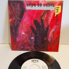 Discos de vinilo: SOPA DE CABRA / BEN ENDINS / SINGLE - SALSETA DISCOS-1991 / IMPECABLE. ****/****. Lote 374409499