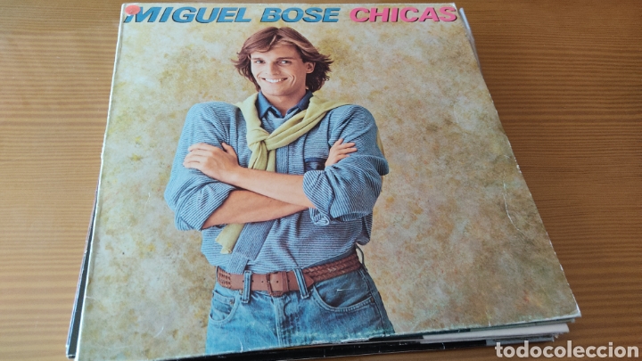 Discos de vinilo: Disco vinilo LP MIGUEL BOSE &rdquo;CHICAS&rdquo; - Foto 1