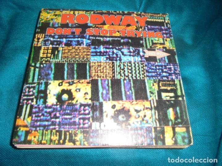 Discos de vinilo: RODWAY. DON&acute;T STOP TRYING / LIVING ON AN ISLAND. RCA, 1983. PROMOCIONAL